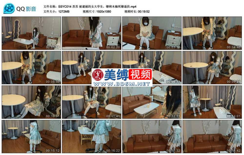 苏苏 被逮捕的女大学生，镣铐木枷死镣逼供