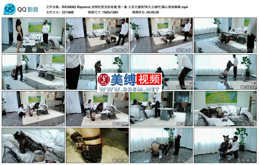 Raymond 宠物托管员的奇遇 第一集 人形犬遛狗TK犬立SP打脚心排尿棒棒