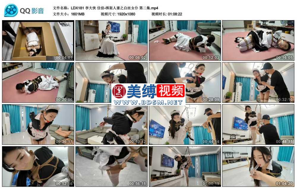李大侠 佳佳-绑架人妻之白丝女仆 第二集