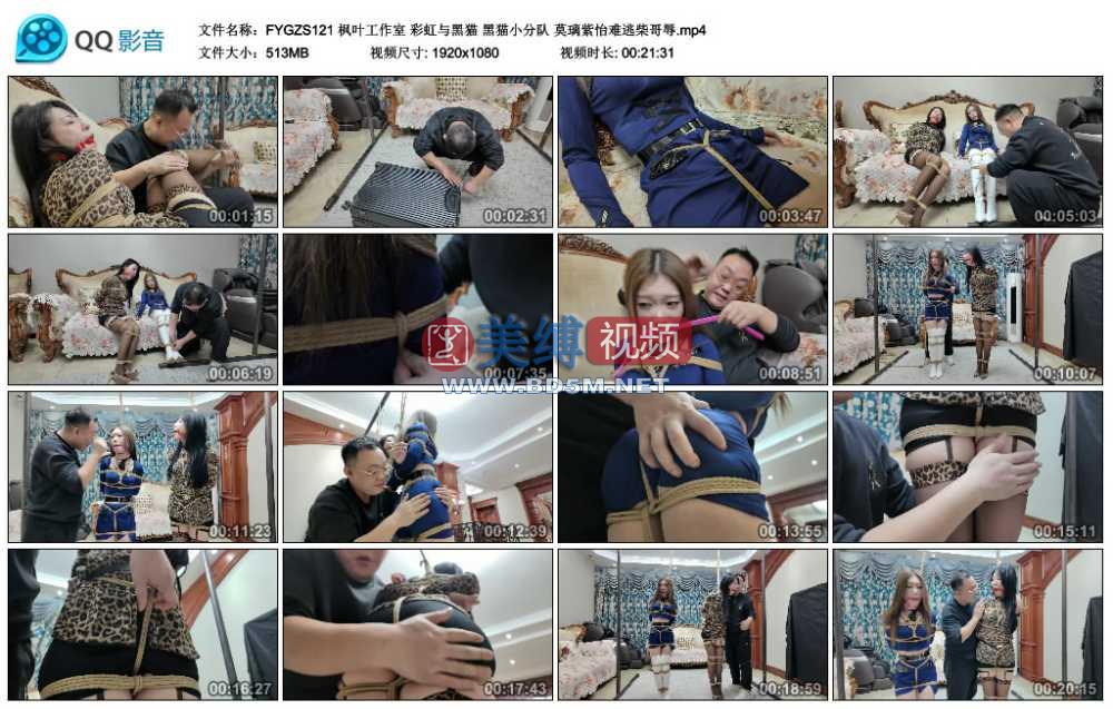 枫叶工作室 彩虹与黑猫 黑猫小分队 莫璃紫怡难逃柴哥辱