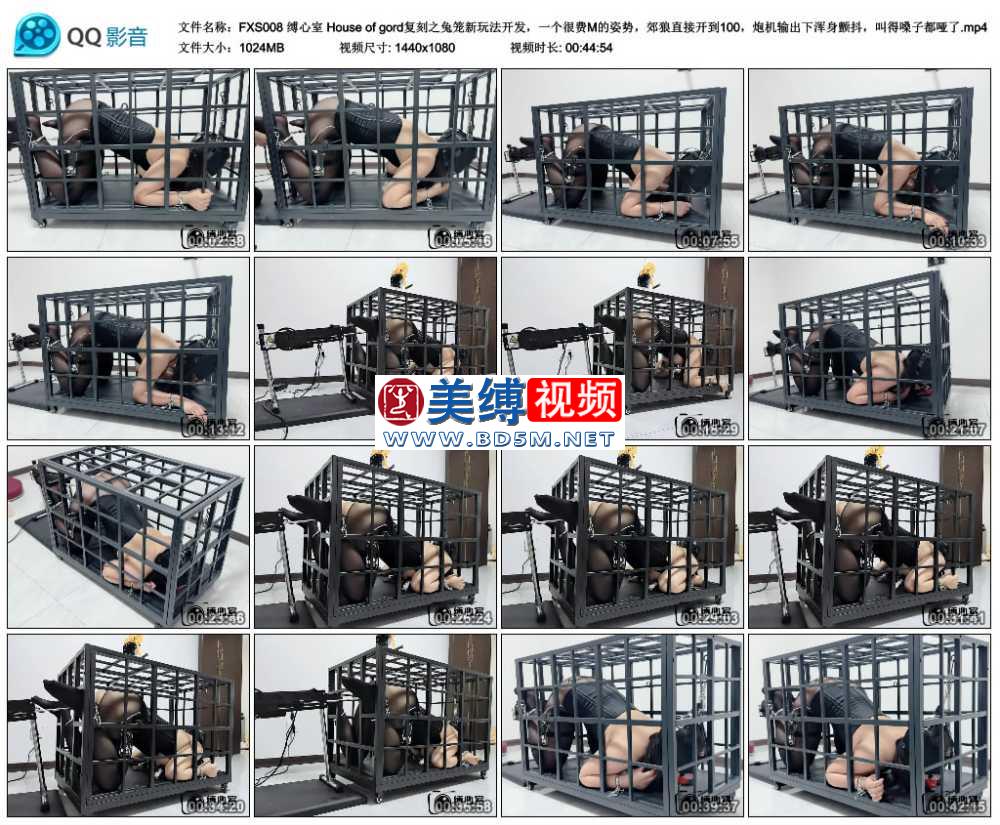 缚心室 House of gord复刻之兔笼新玩法开发，一个很费M的姿势，郊狼直接开到100，...