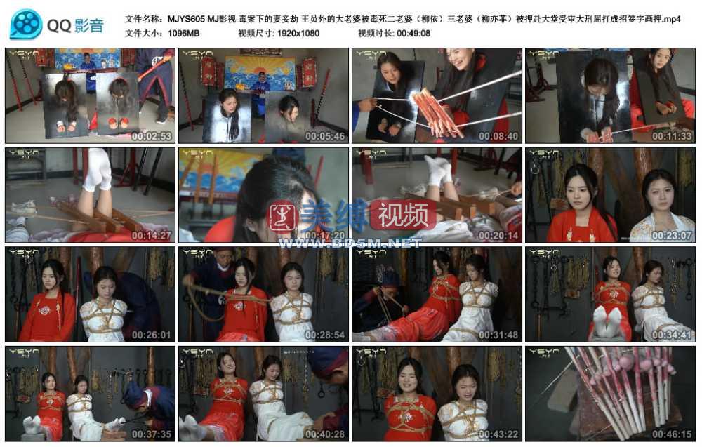 MJ影视 毒案下的妻妾劫 王员外的大老婆被毒死二老婆（柳依）三老婆（柳亦菲）被押...