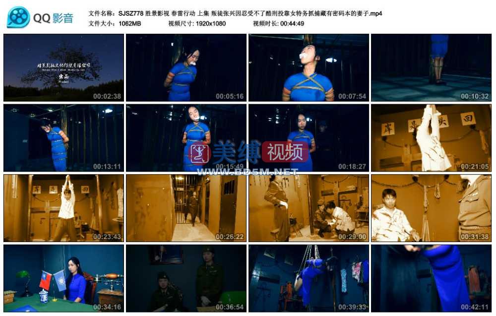 胜景影视 春雷行动 上集 叛徒张兴因忍受不了酷刑投靠女特务抓捕藏有密码本的妻子