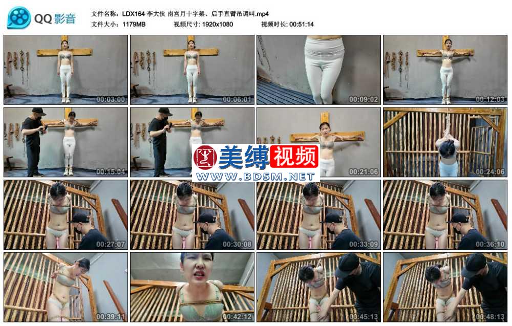 李大侠 南宫月十字架、后手直臂吊调叫